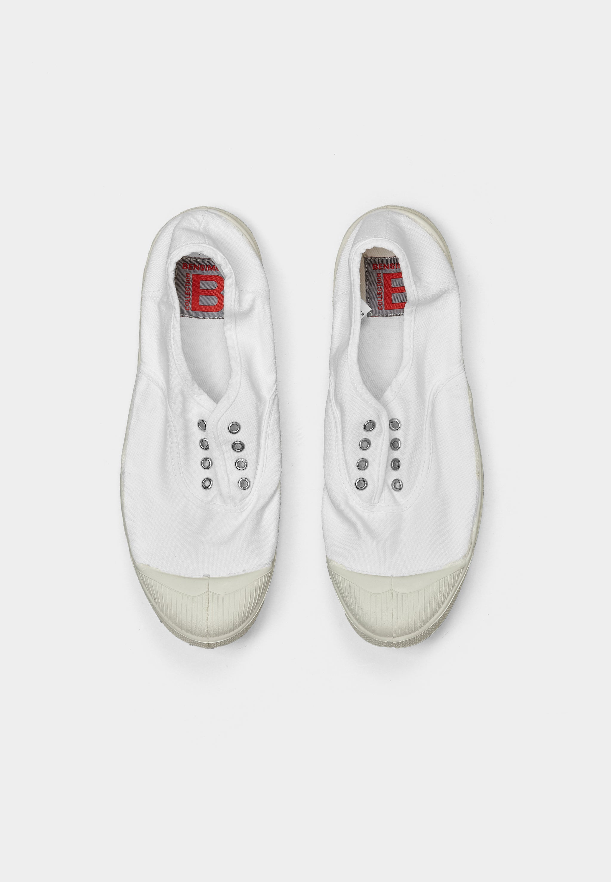 Bensimon Plimsoles Elly Tennis White Schuberts Footwear